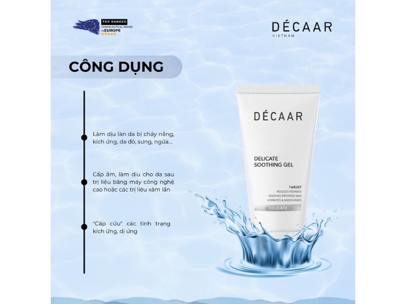Delicate Soothing Gel của Décaar